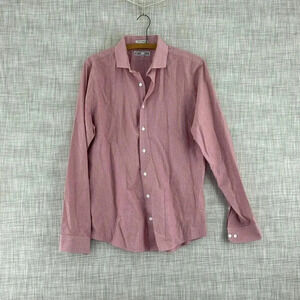 Express Shirt Long Sleeve Button Down Mens L 4027